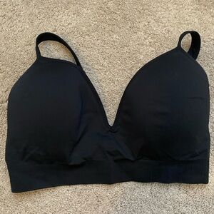 Athleta Midnight Black V-Neck Bralette